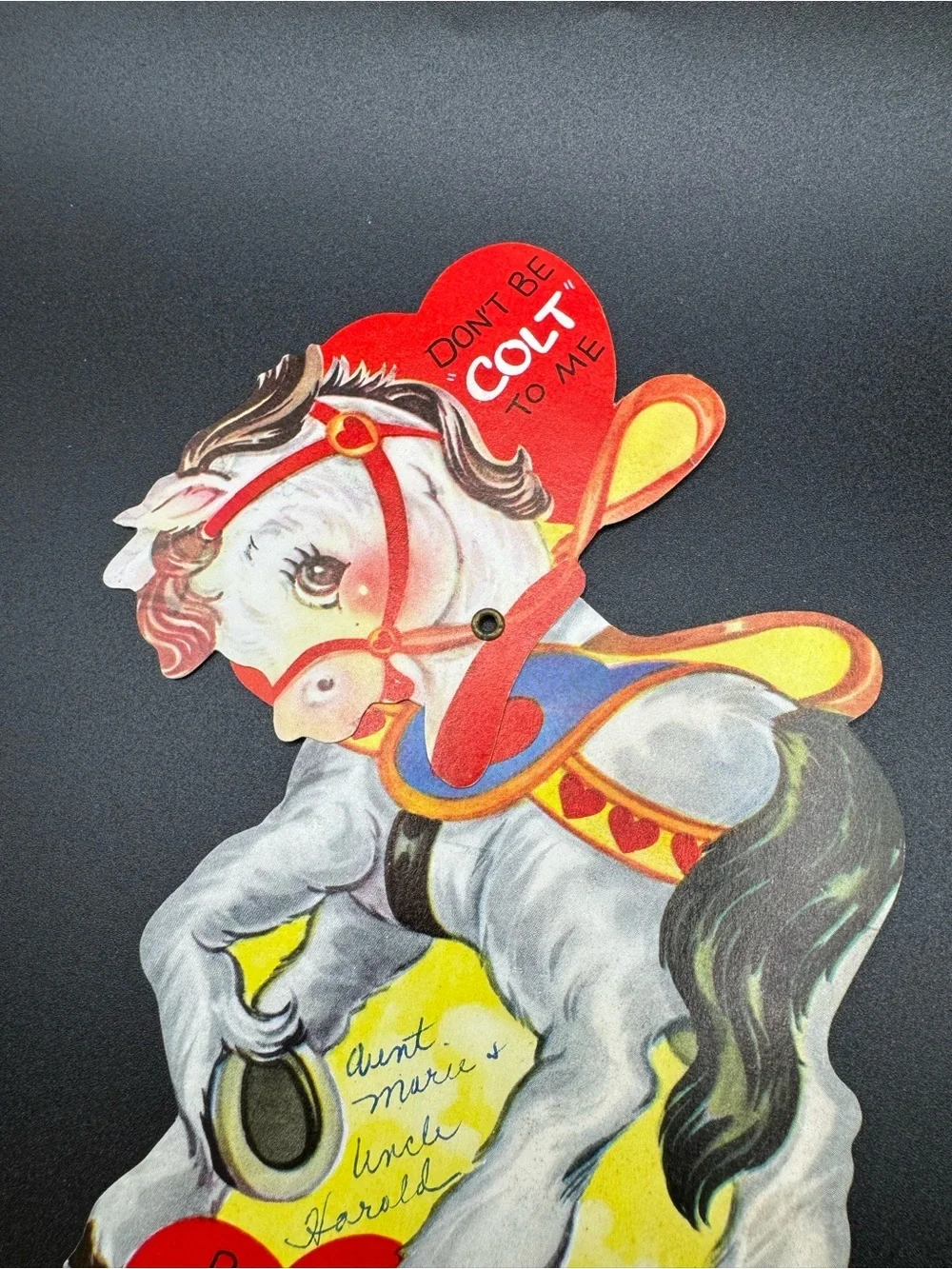 VTG Horse Valentine “Don’t Be ‘Colt’  To Me” 1950’s